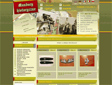 Tablet Screenshot of mundury-historyczne.pl